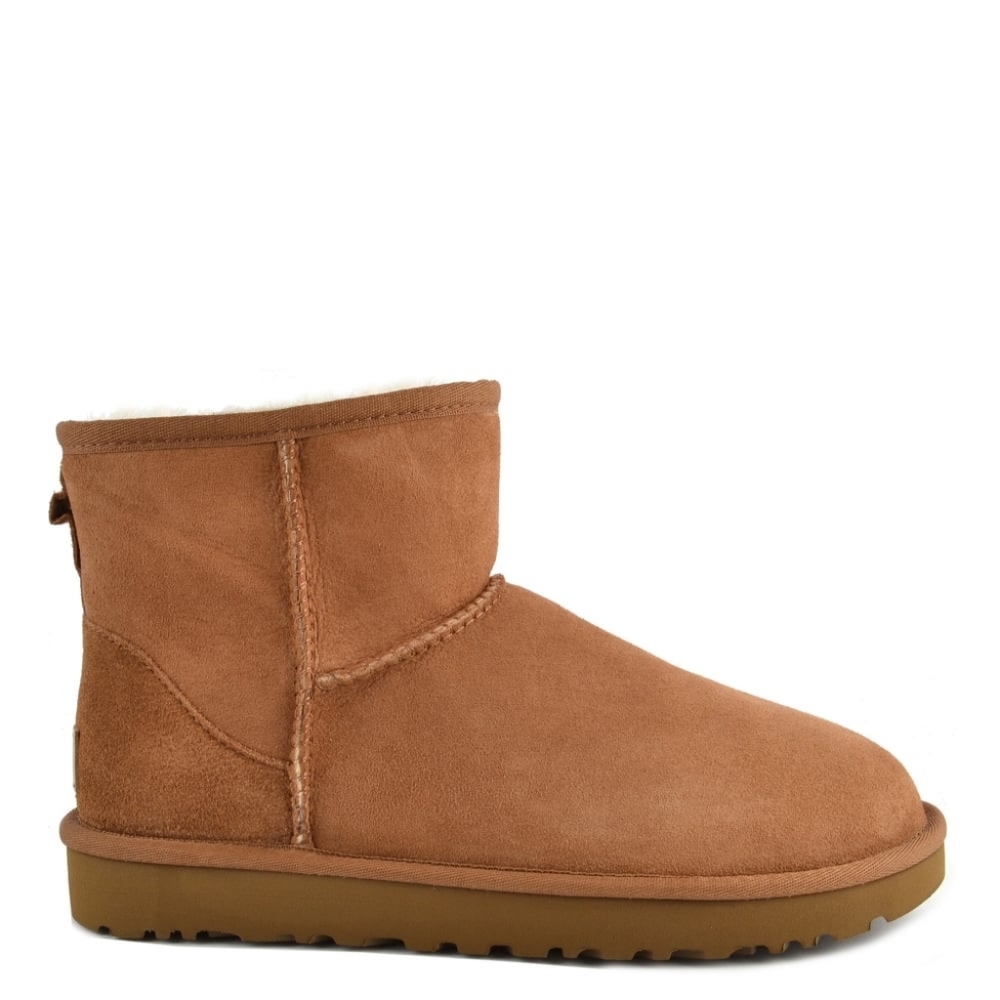 UGG Classic Mini II Chestnut Suede Boot - Women Size 6  1016222 New In Box.
